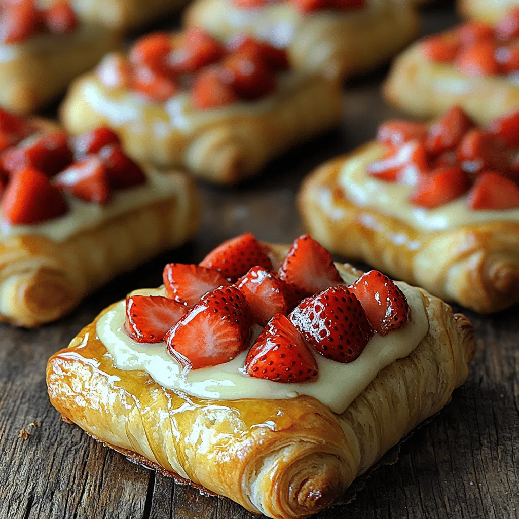 Are you ready to embark on a delightful baking journey that will not only tantalize your taste buds but also align with your plant-based lifestyle? The Vegan Strawberry Cream Danish Delight is a scrumptious treat that combines the light, flaky texture of traditional Danish pastry with a luscious strawberry filling, all while being completely vegan. This recipe is not just a dessert; it's an experience that brings together the sweetness of fresh strawberries and the creamy richness of coconut cream, creating a flavor profile that is both refreshing and satisfying.
