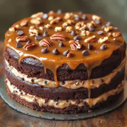 Turtle Caramel Cake is not just another dessert; it is a culinary masterpiece that harmonizes rich flavors and textures, making it a standout choice for any celebration or gathering. This delectable cake combines the classic elements of turtle candies—chocolate, caramel, and pecans—into a beautifully layered cake that is both indulgent and satisfying. Whether you are celebrating a birthday, an anniversary, or simply treating yourself to something special, Turtle Caramel Cake is sure to impress and delight your guests.