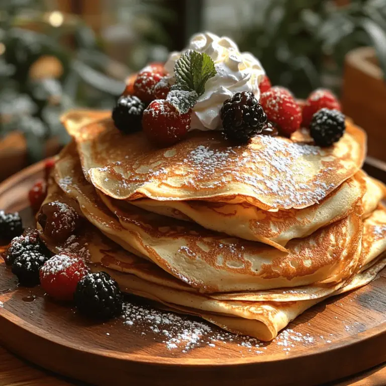 The history of crepes dates back to the 13th century in Brittany, France, where they were first made from buckwheat flour. Traditionally, these savory galettes were filled with local ingredients such as cheese, eggs, and ham. As crepes gained popularity, they evolved into the sweeter versions we know today, made primarily with all-purpose flour. The introduction of sweet fillings, including fruits, chocolate, and whipped cream, transformed crepes into a dessert staple. This evolution highlights how food can transcend cultural boundaries, adapting and integrating into diverse culinary traditions.