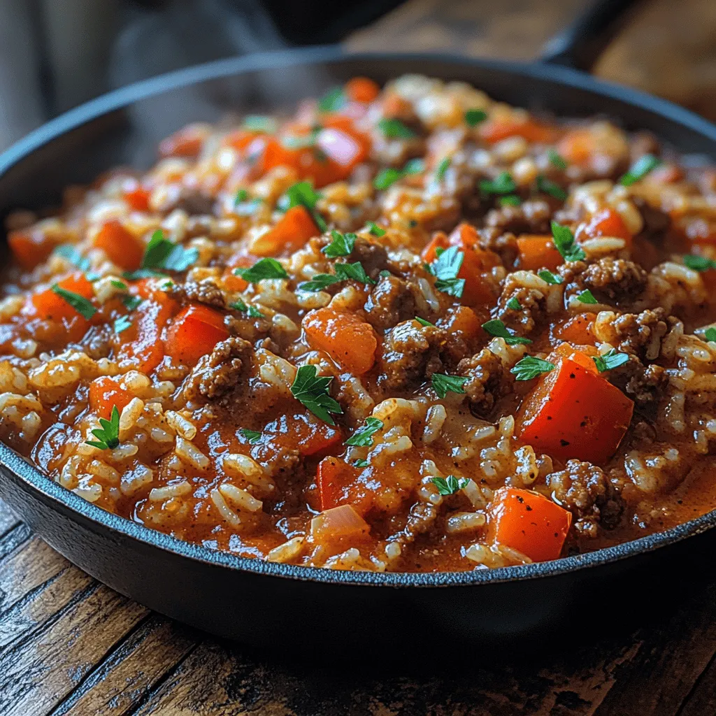 In the world of comfort food, few dishes embody warmth and satisfaction quite like Paprika Beef & Rice Delight. This hearty meal is a perfect balance of flavors and textures, bringing together succulent ground beef, fluffy rice, and a medley of spices that create a symphony of taste. The star ingredient, paprika, not only enhances the dish's flavor profile but also adds a stunning color that makes it visually appealing.