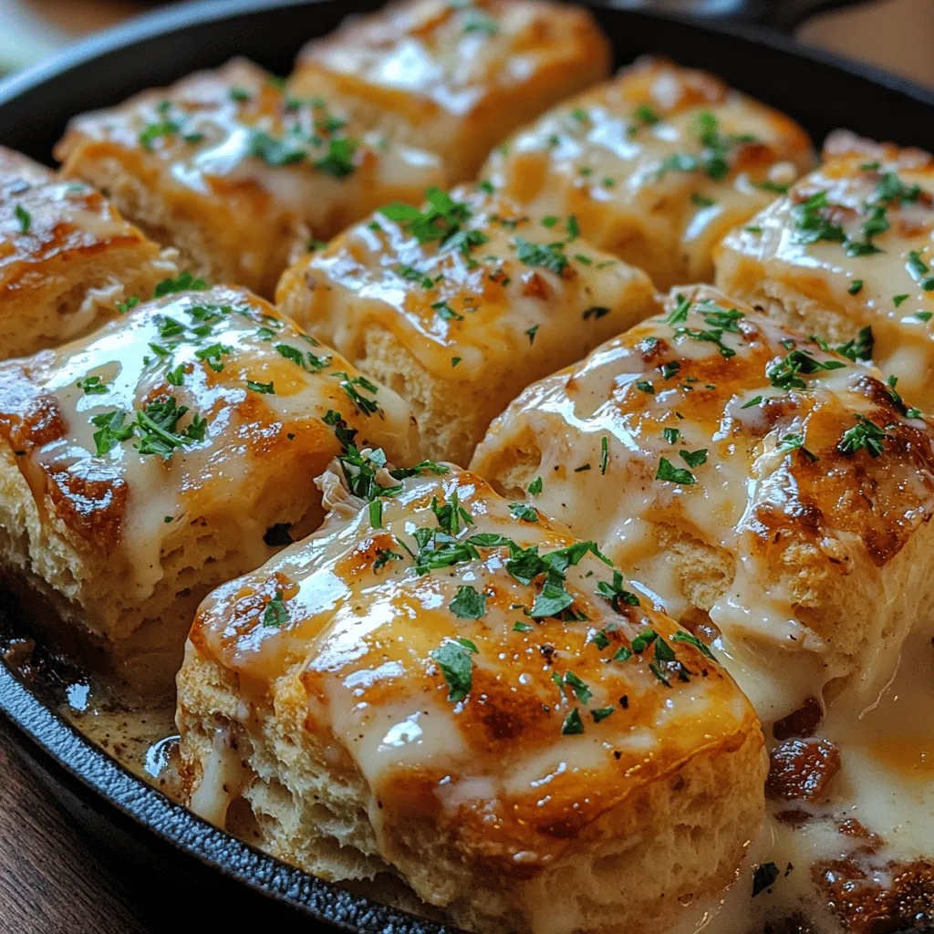 If you're looking for a crowd-pleasing appetizer or a cozy family dinner option, look no further than Cheesy Chicken Bacon Ranch Pull Apart Rolls. This dish combines the beloved flavors of tender chicken, crispy bacon, rich cheese, and zesty ranch dressing, all wrapped up in fluffy, golden biscuit dough. Perfect for gatherings, game days, or simply a comforting meal at home, these pull-apart rolls are not just delicious but are also incredibly fun to eat.