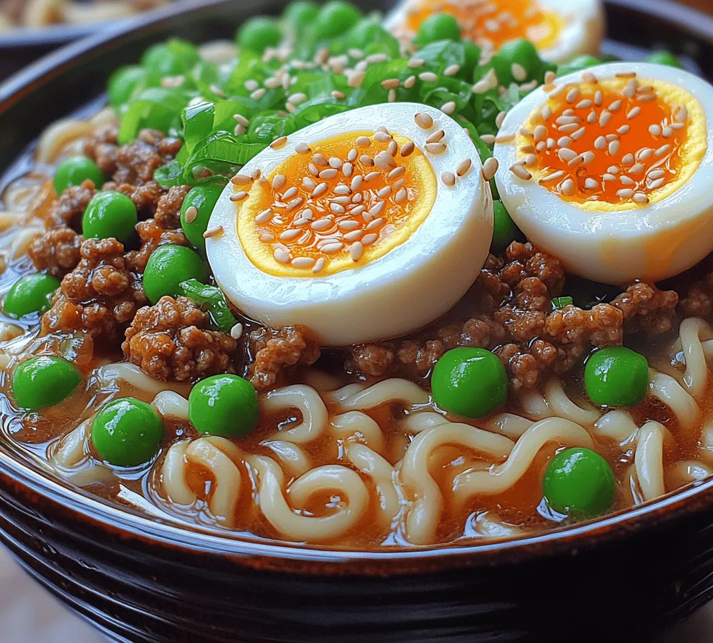 In the world of comfort food, few dishes can rival the warmth and satisfaction of a hearty ramen bowl. This Savory Ground Beef Ramen Bowl recipe combines rich flavors and textures, making it an ideal meal for any occasion. Whether you're looking for a quick weeknight dinner or a leisurely weekend indulgence, this ramen bowl promises to deliver comfort in every bite.