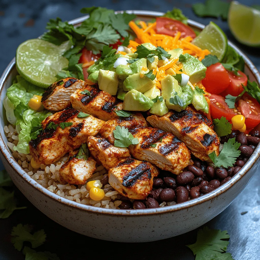 In the realm of modern cuisine, burrito bowls have surged in popularity, captivating the taste buds of food enthusiasts and health-conscious eaters alike. These vibrant meals combine the convenience of a bowl with the savory flavors of traditional burritos, allowing for a delightful dining experience that is both satisfying and nutritious. Among the myriad of options available, the Flavor-Packed Grilled Chicken Burrito Bowl stands out as an ideal choice for those seeking a healthy, customizable meal option.