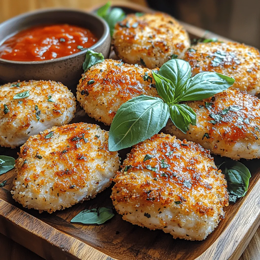 If you're searching for a crowd-pleasing appetizer that is both delicious and easy to prepare, then look no further than crispy chicken parmesan bites. This delightful dish combines tender pieces of chicken with a golden, crunchy coating, all infused with the rich flavors of parmesan cheese and Italian herbs. Whether you're hosting a game day gathering, a family dinner, or a casual get-together with friends, these bites are sure to impress. They are versatile enough to serve as a main dish or a snack, making them a staple in any home cook's repertoire.
