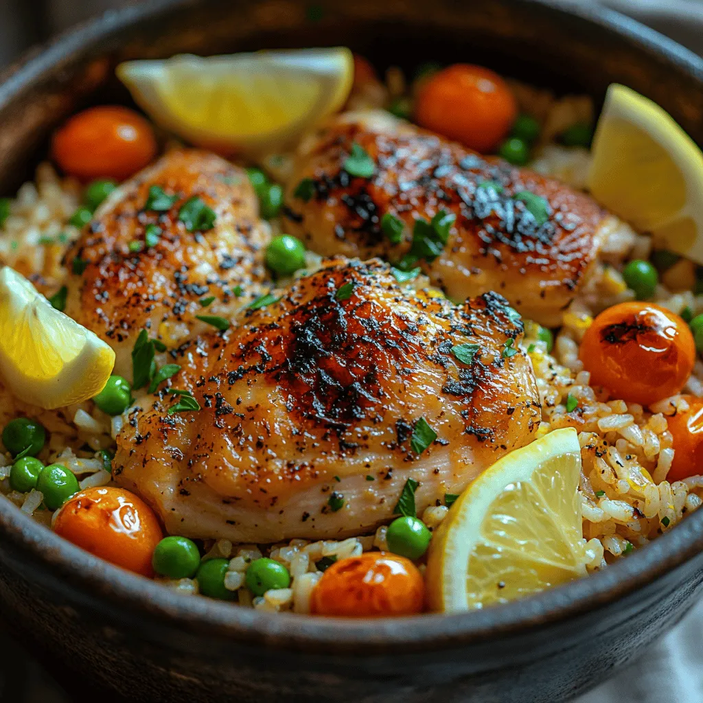 If you're looking for a dish that embodies the vibrant flavors of the Mediterranean, look no further than Zesty One-Pot Greek Chicken and Lemon Rice. This delightful meal brings together tender chicken, fragrant herbs, and zesty lemon, creating a culinary experience that transports your taste buds straight to the sun-drenched shores of Greece. The origins of this dish lie in traditional Greek cuisine, where simple yet bold flavors come together to create hearty, satisfying meals.