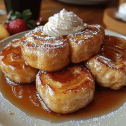 Imagine waking up to the warm aroma of cinnamon and sugar wafting through your kitchen, the sweet scent enticing you to start your day. The Cinnamon Roll French Toast Delight is a delightful breakfast dish that combines the beloved flavors of cinnamon rolls with the comforting texture of French toast. This innovative recipe transforms traditional breakfast fare into an extraordinary experience that not only satisfies your sweet cravings but also elevates your brunch game.