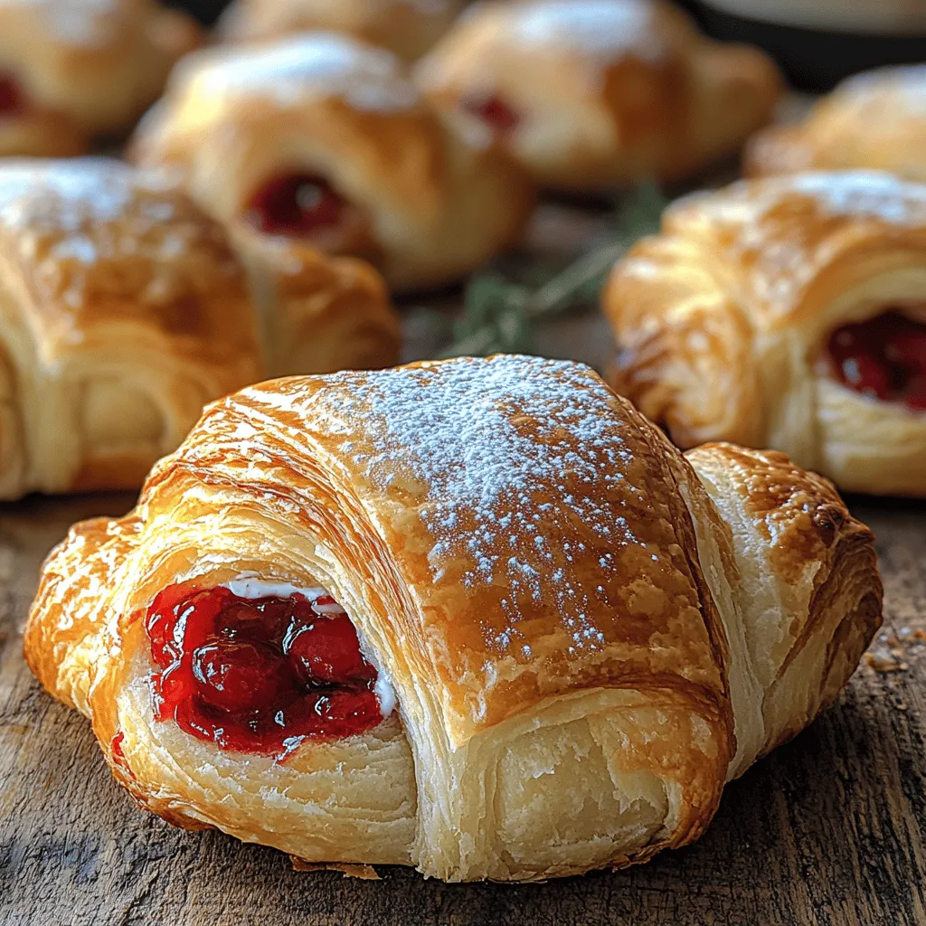 Indulgent pastries have long held a cherished place in the hearts of food lovers, gracing brunch menus and dessert tables alike with their irresistible charm. Among the myriad of pastry options, croissants stand out as a symbol of culinary elegance and comfort. The combination of flaky layers and rich fillings makes them a perfect choice for any occasion, whether you’re hosting a cozy brunch or treating yourself to a sweet afternoon snack. One such delightful variation is the cherry cream cheese croissant, which marries the creamy decadence of cream cheese with the vibrant sweetness of cherry pie filling.