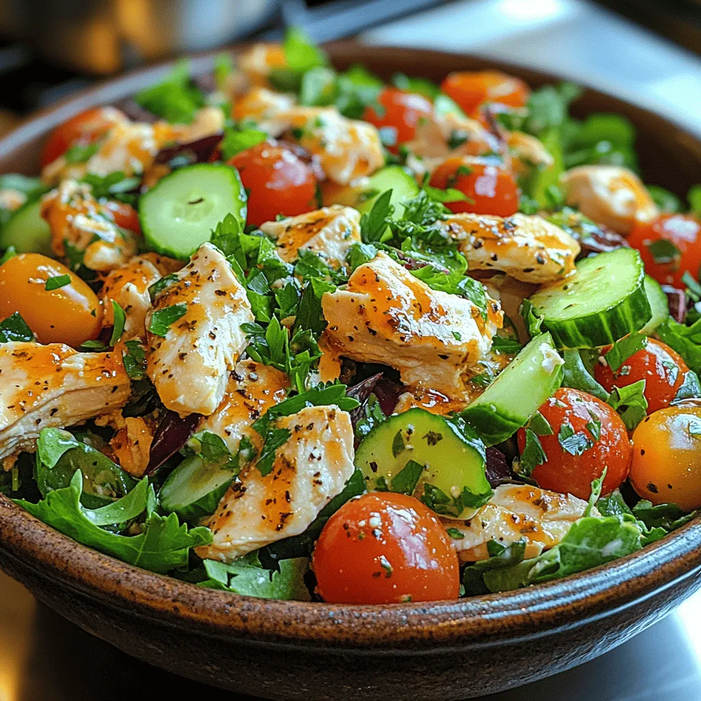 Chicken salad is a beloved dish that graces tables across the globe, celebrated for its versatility and ease of preparation. Whether served as a light lunch, a hearty dinner, or a picnic favorite, the combination of tender chicken, crisp vegetables, and a creamy dressing offers a satisfying meal that can be customized to fit any palate. In this recipe, we take the classic chicken salad to new heights by infusing it with aromatic herbs, enhancing not only the flavor but also the overall experience of this timeless dish.