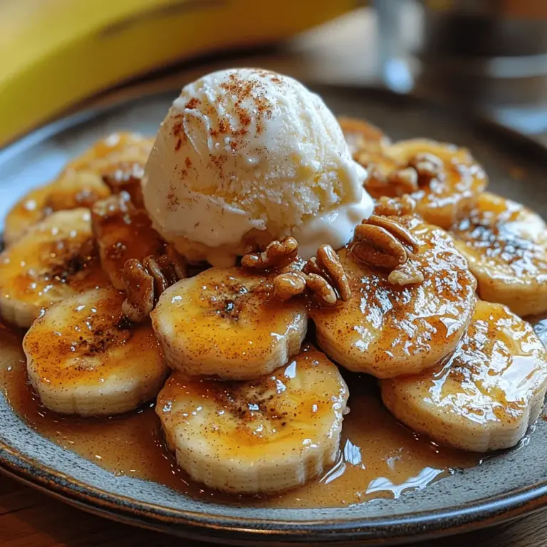 When it comes to satisfying your sweet tooth, few desserts can rival the delightful simplicity and warmth of Sizzling Cinnamon Delight: Pan Fried Bananas. This mouthwatering treat combines the natural sweetness of ripe bananas with the rich flavors of butter and brown sugar, all elevated by a hint of cinnamon. In just a matter of minutes, you can create a dish that not only tastes incredible but also fills your kitchen with an inviting aroma that will have everyone flocking to the table.