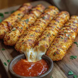 Mozzarella sticks have earned their place as a beloved snack across various settings—from casual gatherings to movie nights at home and even as appetizers in restaurants. Their appeal lies in the perfect combination of crispy, golden-brown exteriors that give way to gooey, melted cheese inside. Whether you enjoy them on their own or with a delectable dipping sauce, mozzarella sticks are undeniably a crowd-pleaser.