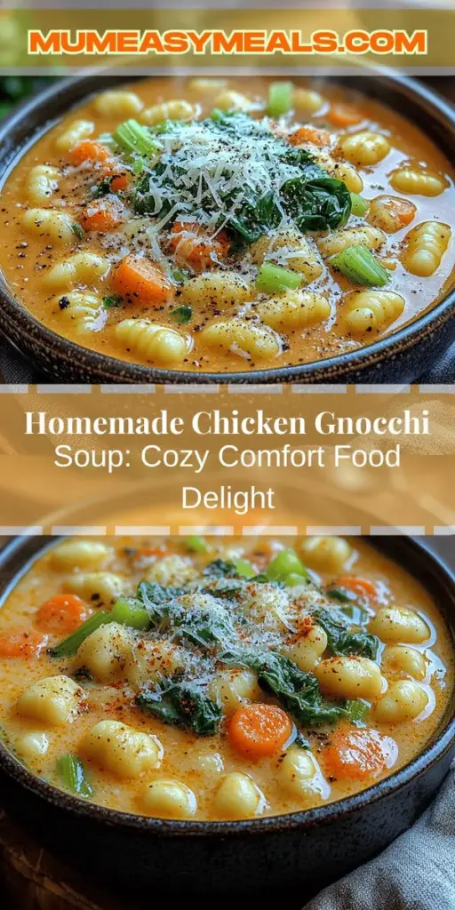 Indulge in the rich and creamy goodness of this homemade Chicken Gnocchi Soup inspired by Olive Garden. This comforting classic combines tender chicken, fluffy gnocchi, and fresh vegetables in a luscious broth, perfect for chilly evenings. With easy preparation and simple ingredients, you can recreate this beloved dish right in your own kitchen. Enjoy a warm hug in a bowl and impress your guests with this delightful recipe!