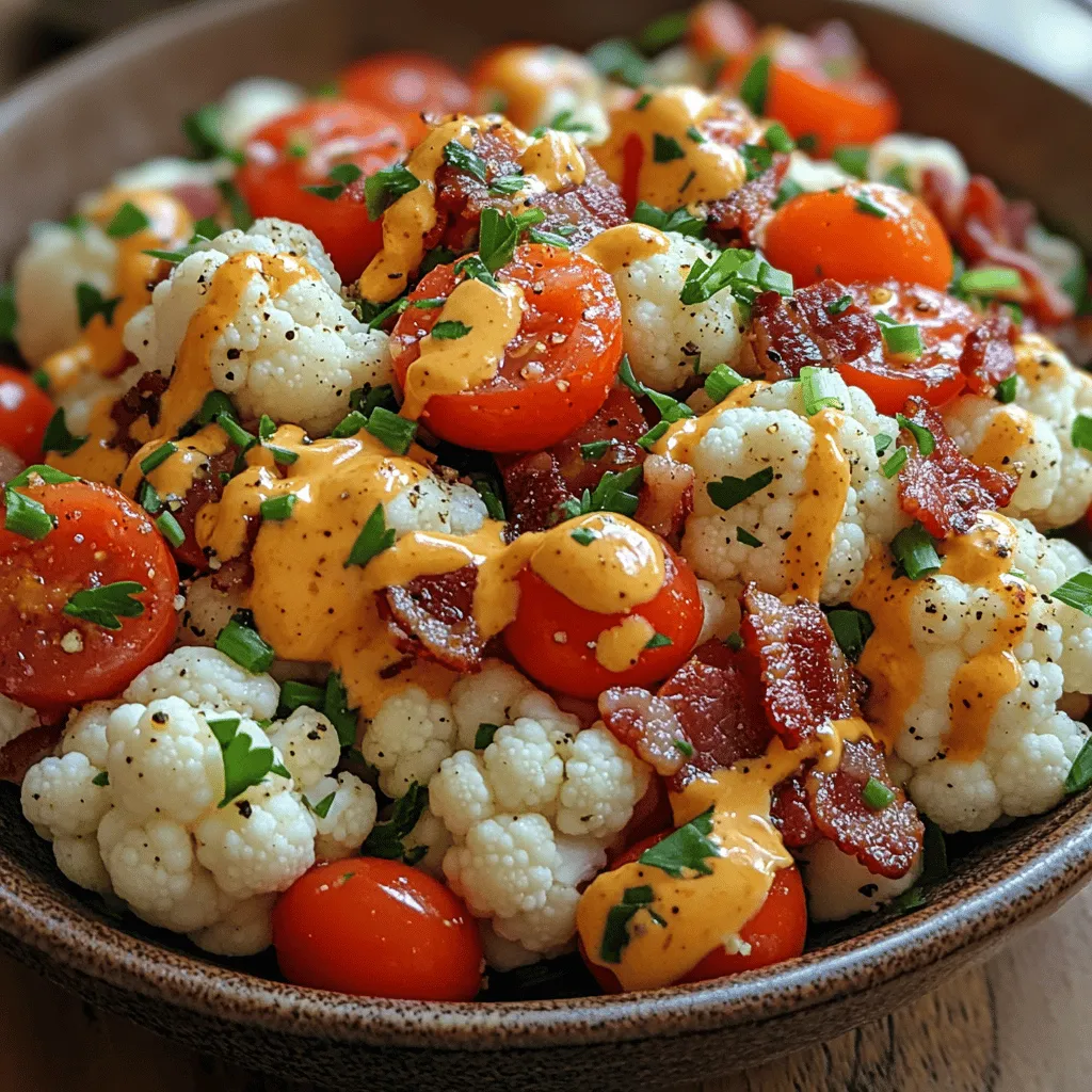 Salads have long been celebrated for their ability to combine fresh ingredients into a symphony of flavors, colors, and textures. Among the many varieties of salads, the Crunchy BLT Cauliflower Salad stands out as a creative and nutritious adaptation of the beloved classic bacon, lettuce, and tomato combination. This innovative dish incorporates cauliflower as the base, delivering a satisfying crunch while keeping the calorie count in check.