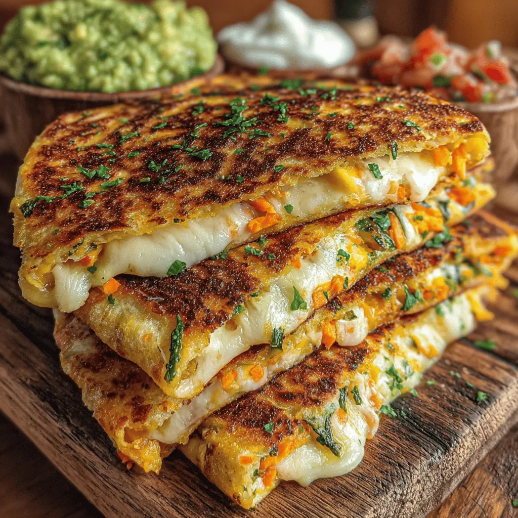 Quesadillas have long been a beloved staple in many households, celebrated for their simplicity and versatility. Originating from Mexico, these delightful pockets of melted cheese and various fillings have found their way into kitchens around the world. Whether enjoyed as a quick snack or a full meal, quesadillas offer endless possibilities for customization, making them a favorite among both adults and children. In recent years, health-conscious cooking has prompted a shift towards incorporating more vegetables into traditional recipes, leading to the emergence of innovative dishes like the Cheesy Veggie Quesadilla Delight.