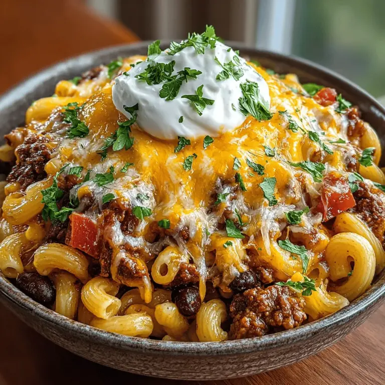 When it comes to crafting the perfect Cheesy Crockpot Chili Mac, the order in which you layer your ingredients plays a pivotal role in developing a robust flavor profile. Start by placing the ground meat at the bottom of the crockpot to ensure it cooks evenly. This not only allows the juices from the meat to flavor the dish but also helps create a rich base for the other ingredients.