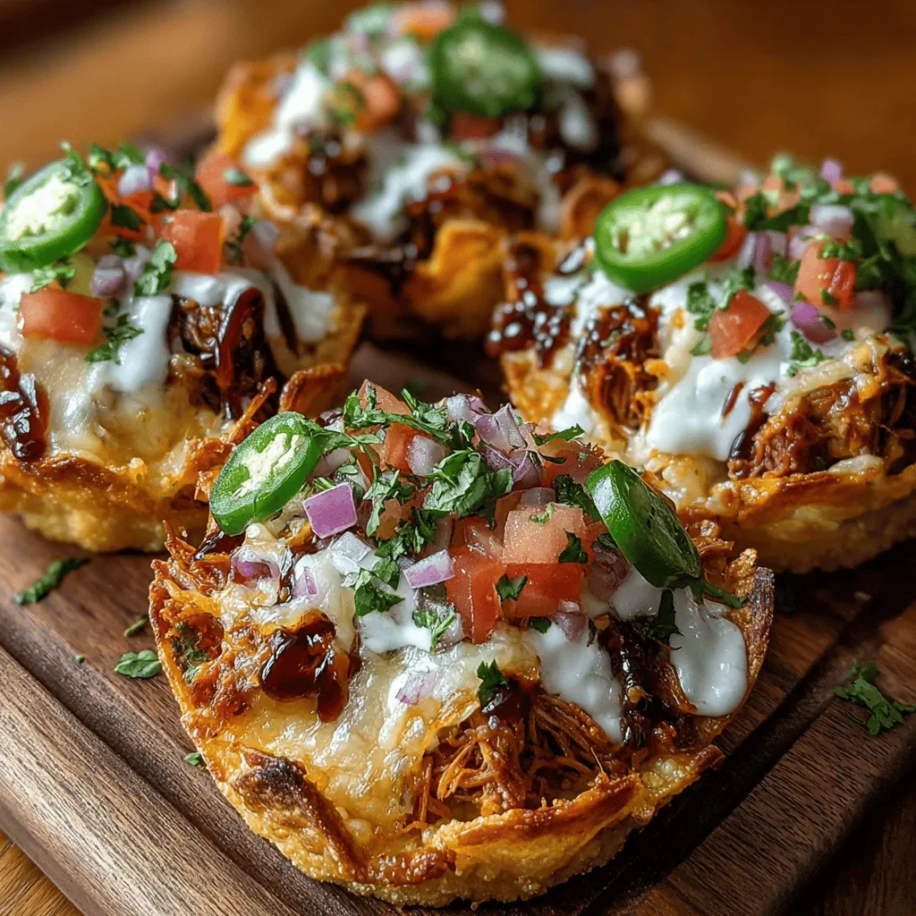 As the culinary landscape continues to evolve, plant-based recipes have surged in popularity, captivating both seasoned vegetarians and those looking to incorporate more plant-forward meals into their diets. One such recipe that beautifully exemplifies this trend is Mini BBQ Jackfruit Nacho Cups. These bite-sized delights are not only a feast for the eyes but also a delicious celebration of flavors and textures, making them perfect for gatherings, casual dining, or simply enjoying a fun night in.