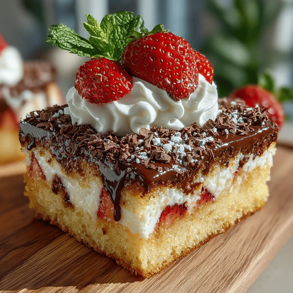 When it comes to desserts, few combinations are as universally adored as the classic trio of chocolate, strawberry, and vanilla. Gooey Neapolitan Cake Bars take this beloved flavor profile and transform it into an easy-to-make, melt-in-your-mouth treat that is perfect for any occasion. Whether you're hosting a family gathering, throwing a birthday party, or simply craving something sweet to enjoy at home, these cake bars are sure to impress. Their gooey texture, vibrant colors, and irresistible flavors make them a standout dessert that everyone will love.