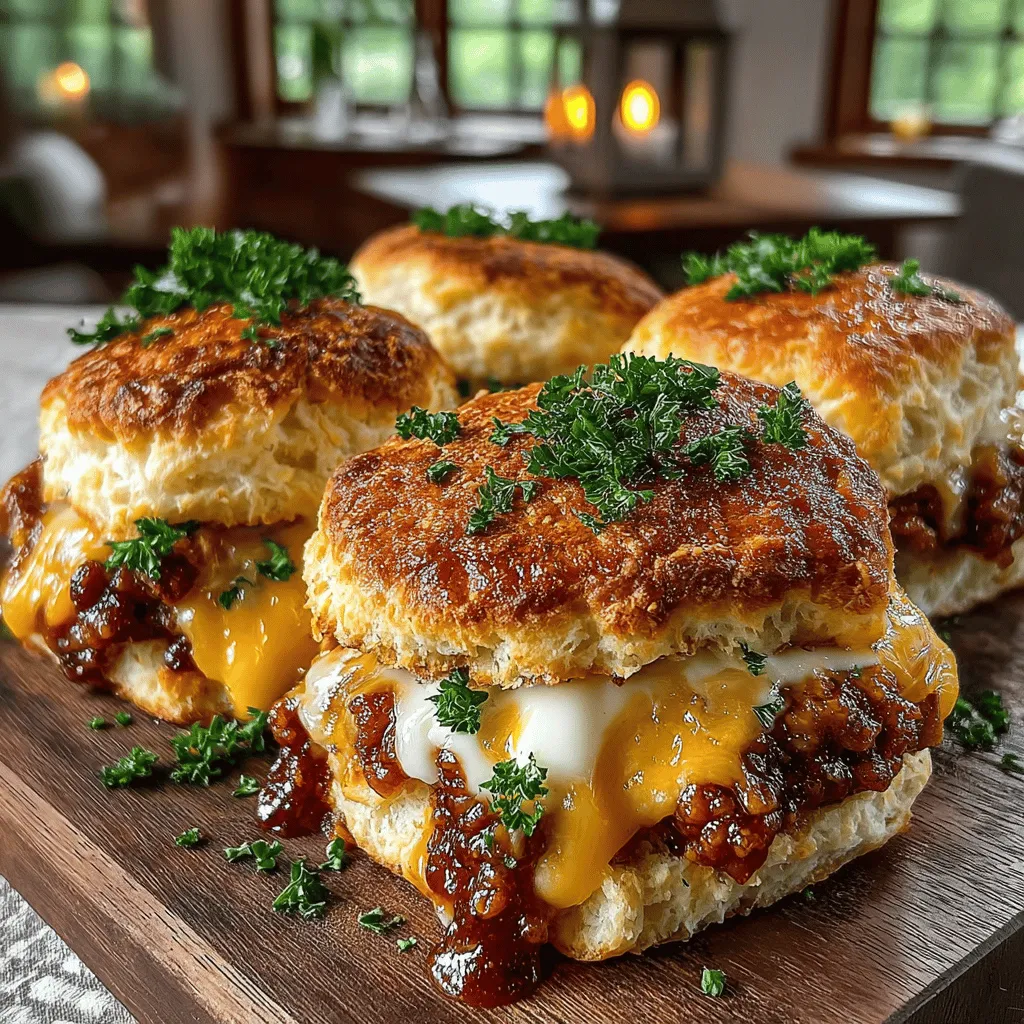 When it comes to whipping up a dish that perfectly blends flavor, convenience, and appeal, Mini BBQ Turkey Biscuit Melts stand out as a fantastic choice. This delightful recipe showcases a mouthwatering combination of tender ground turkey, savory barbecue sauce, and gooey cheese, all nestled within warm, flaky biscuits. Whether you’re hosting a casual gathering, preparing for game day, or simply looking for a quick family dinner, these melts promise to be a crowd-pleaser that keeps everyone coming back for more.