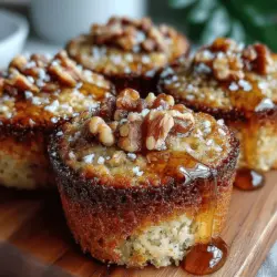 Baked Banana Oat Cups with Walnuts are a delightful and nutritious option for breakfast, snacks, or even a light dessert. These versatile oat cups not only cater to health-conscious eaters but also offer a convenient solution for those busy mornings or midday cravings. With their simple preparation process and wholesome ingredients, they are destined to become a staple in your kitchen. The natural sweetness from ripe bananas, complemented by a drizzle of maple syrup, creates a flavor profile that is both satisfying and indulgent. The addition of crunchy walnuts adds texture and a nutty flavor, making these oat cups not only delicious but also incredibly fulfilling.