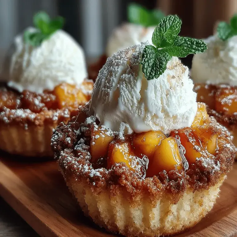 Peach cobbler has long been a beloved dessert, evoking memories of summer picnics, family gatherings, and warm evenings spent with loved ones. Its sweet, juicy peaches nestled under a golden, buttery crust create a comforting experience that few desserts can rival. However, as culinary creativity flourishes, traditional recipes evolve, leading to exciting new interpretations of classic dishes. Enter the Peachy Dream Cobbler Cups—an innovative take on the timeless peach cobbler, designed for individual servings that elevate both presentation and convenience.