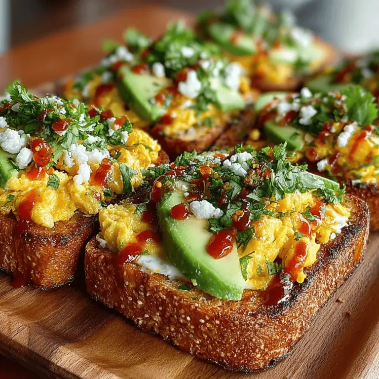 If you’re searching for a breakfast or brunch option that strikes the perfect balance between indulgent and satisfying, look no further than Spicy Green Chili Egg Toast Melts. This recipe captures the essence of a hearty morning meal with its delightful fusion of flavors. Imagine biting into perfectly toasted bread, topped with a creamy egg mixture infused with the vibrant heat of green chili and the freshness of cilantro. Each mouthful offers a delightful crunch from the toast, paired with the rich, velvety texture of the eggs, making it a dish that transcends typical breakfast fare.