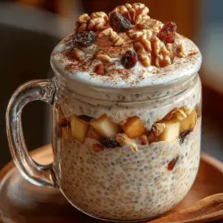 Imagine indulging in the warm, comforting flavors of apple pie without the hassle of baking. Apple Pie Overnight Chia Pudding is a delightful twist on a classic dessert that transforms it into a nutritious breakfast or snack. By combining the nutty texture of chia seeds with the sweet and spicy essence of apples, cinnamon, and nutmeg, this recipe not only pleases the palate but also fuels your body with wholesome ingredients. Ideal for busy mornings or as a refreshing treat, this healthy pudding is as easy to prepare as it is satisfying. In this article, we’ll delve into the myriad benefits of chia seeds, the simplicity of preparation, and various ways to customize this recipe to suit your taste.