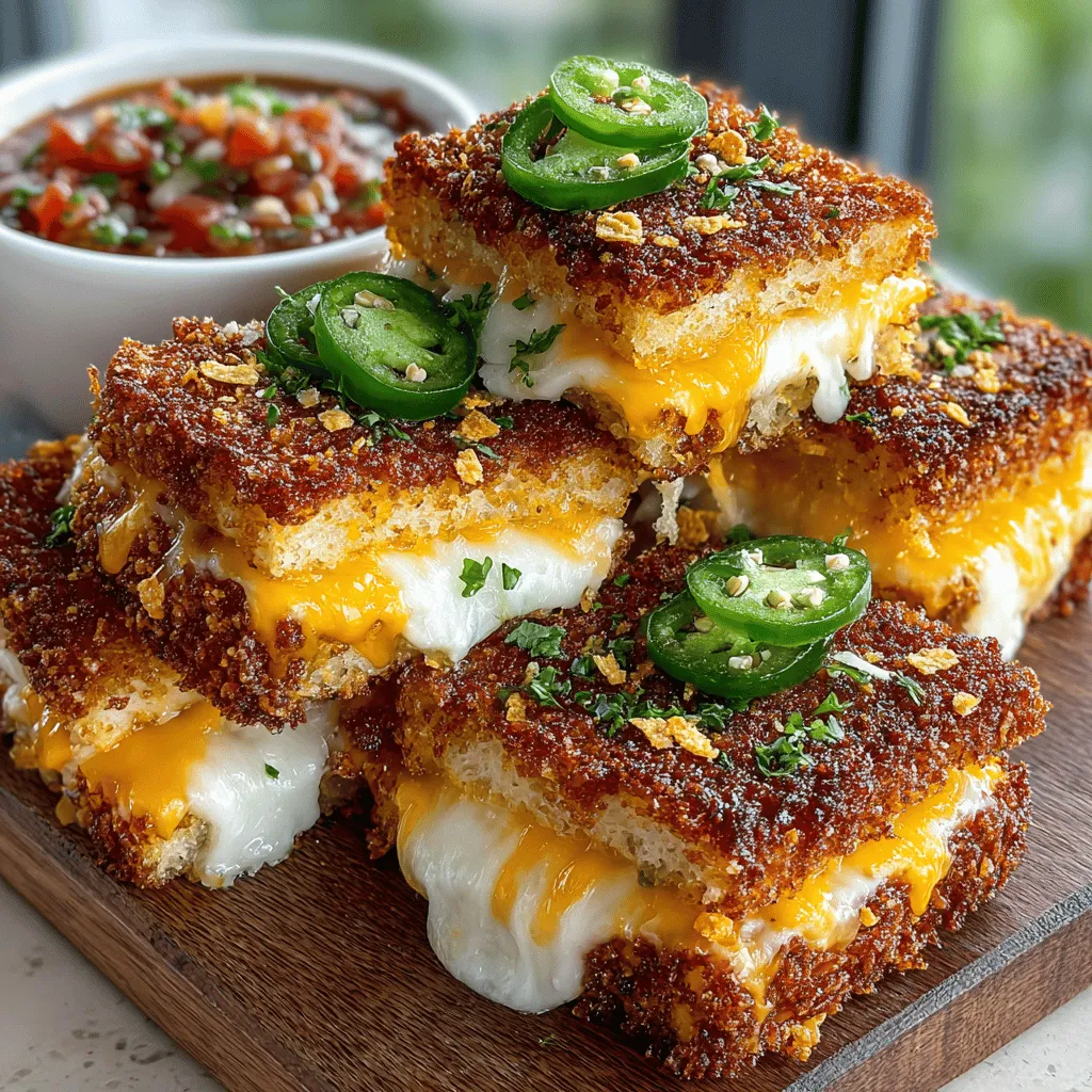 When it comes to innovative appetizers that strike a perfect balance between comfort food and fun, the Golden Delight Mini Grilled Cheese Nacho Sliders stand out as a crowd-pleaser. This unique recipe combines the beloved flavors of traditional grilled cheese sandwiches with the irresistible crunch of nachos, creating a delightful treat that appeals to cheese lovers of all ages. Perfect for gatherings, parties, or even a cozy family movie night, these sliders are not only delicious but also easy to make, ensuring that everyone can enjoy a shareable snack that bursts with flavor.