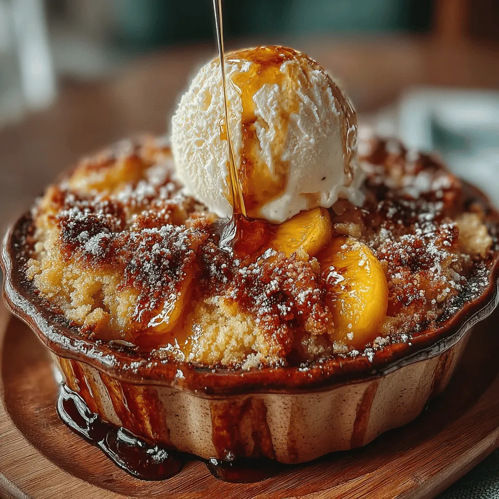 Peach cobbler has deep roots in American cuisine, tracing its origins back to the 19th century. The dish likely emerged from the necessity of using seasonal fruits, particularly peaches, which were abundant in the southern states. Over the years, peach cobbler has evolved, with various regional adaptations reflecting local tastes and available ingredients. In the South, for instance, it is often made with a biscuit-like topping, while other regions may favor a cake-like batter or a crumb topping.