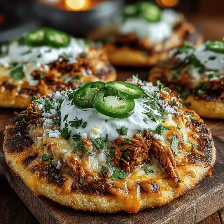 Hatch Chili Chicken Flatbread Melts are a mouthwatering combination of flavors and textures that will elevate your mealtime experience. This delightful dish showcases the vibrant taste of Hatch green chilies, perfectly blended with tender chicken and creamy cheeses, all nestled on a warm flatbread. Whether you are hosting a gathering or simply looking for a delicious dinner option, these flatbread melts are both easy to prepare and highly customizable, making them suitable for everyone from spice aficionados to those who prefer milder flavors.