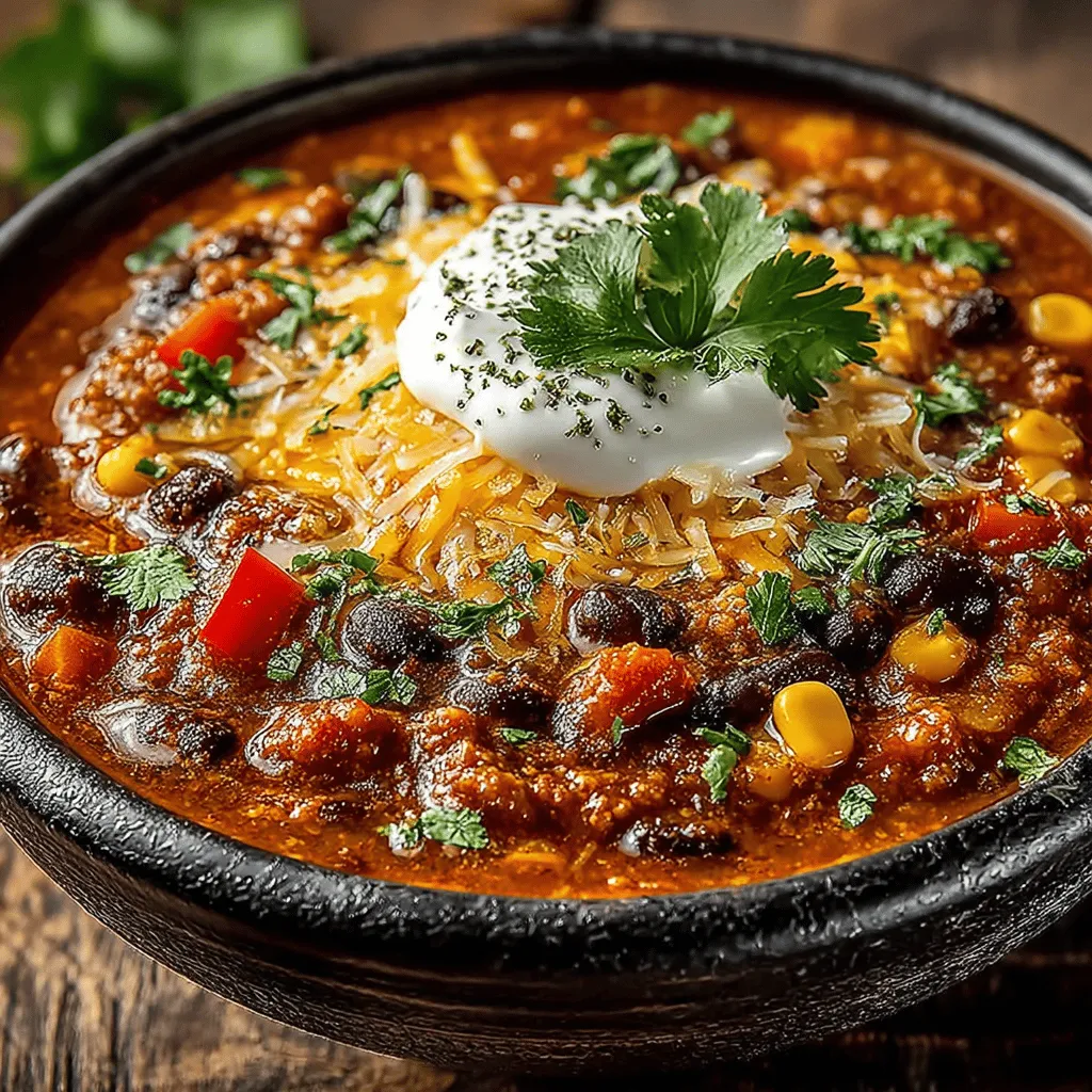 When preparing Pumpkin Spice Chili Delight, the cooking time can significantly influence the dish's overall flavor and texture. A slow simmer of about 1 to 2 hours allows the ingredients to meld beautifully, enhancing the depth of flavor. The longer cooking time breaks down the beans, creating a creamy consistency that pairs perfectly with the pumpkin puree. Conversely, if you're short on time, a quicker cook of around 30-45 minutes can still yield a delicious chili, albeit with slightly less integrated flavors.