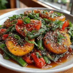 Peachy Veggie Stir Fry
