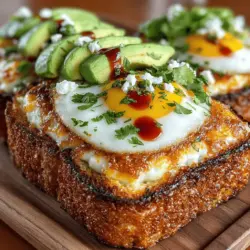 Cheddar Chili Egg Toast Melts are a delicious and satisfying way to start your day. These open-faced sandwiches offer a delightful combination of textures and flavors, bringing together the richness of scrambled eggs, the creaminess of avocado, and a tantalizing kick from chili peppers. The crowning glory is a generous layer of gooey cheddar cheese that melts beautifully, creating a savory experience that is perfect for breakfast, brunch, or even a hearty snack. Not only are these toast melts easy to prepare, but they are also packed with protein and flavor, ensuring that you’re fueled for the day ahead. In this article, we will delve into the key ingredients that make this dish stand out, guide you through the preparation steps, and suggest variations to elevate your breakfast game.