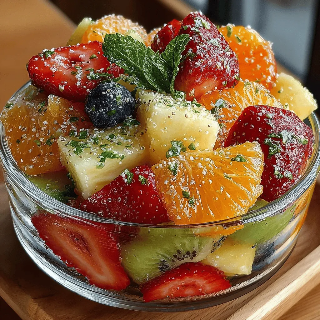 Fruit salads have long held a cherished place in culinary traditions around the world, known for their vibrant colors and refreshing flavors. With their versatility, fruit salads can serve as a delightful side dish, a light dessert, or even a wholesome breakfast option. Whether at a summer barbecue, a festive holiday gathering, or simply as a nutritious snack, the appeal of a colorful and healthy dish cannot be overstated. Among the myriad of fruit salad options, the Fresh & Zesty Rainbow Fruit Salad stands out for its bright hues and invigorating flavor profile, making it a perfect choice for any occasion.