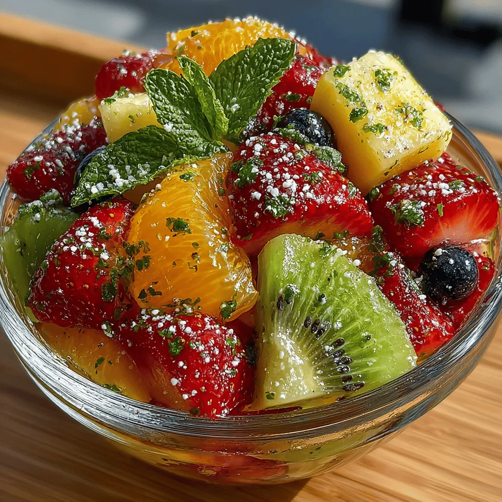 Fruit salads have long held a cherished place in culinary traditions around the world, known for their vibrant colors and refreshing flavors. With their versatility, fruit salads can serve as a delightful side dish, a light dessert, or even a wholesome breakfast option. Whether at a summer barbecue, a festive holiday gathering, or simply as a nutritious snack, the appeal of a colorful and healthy dish cannot be overstated. Among the myriad of fruit salad options, the Fresh & Zesty Rainbow Fruit Salad stands out for its bright hues and invigorating flavor profile, making it a perfect choice for any occasion.