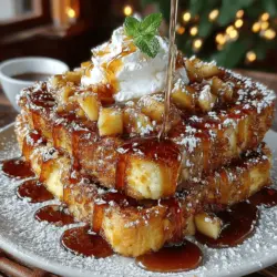 If you’re searching for a breakfast or brunch dish that combines ease of preparation with delightful flavors, look no further than the Cinnamon Apple Delight French Toast Bake. This dish takes the classic French toast and transforms it into a baked masterpiece, making it a perfect choice for gatherings, special occasions, or simply a cozy weekend morning. Imagine waking up to the warm, comforting aroma of cinnamon and baked apples wafting through your home—this is the magic of French toast bake.