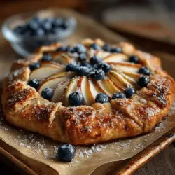 The Pear & Blueberry Galette Delight is a delightful dessert that beautifully marries the sweetness of juicy pears with the vibrant tartness of blueberries, all enveloped in a flaky, buttery crust. This rustic French pastry transcends the traditional pie, offering a casual yet elegant option that is perfect for any occasion. Whether you’re celebrating a seasonal gathering or enjoying a cozy family dinner, this galette not only satisfies your sweet tooth but also serves as a stunning centerpiece for your dessert table. In this article, we will delve into the recipe, providing you with detailed steps from crafting the dough to preparing the mouthwatering filling, ensuring that you can create the perfect galette every time.