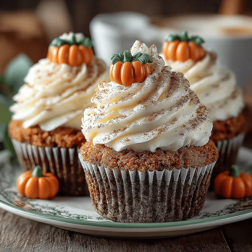 Autumn Bliss Pumpkin Spice Latte Cupcakes