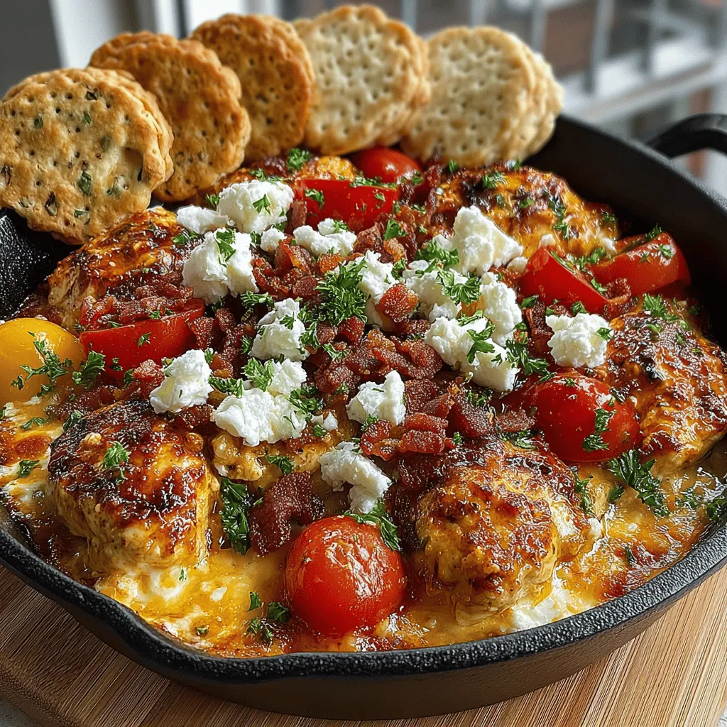 In today's fast-paced world, the charm of a hearty meal lies in its simplicity and the joy of sharing. Enter the Charcuterie Board Chicken Skillet—a dish that seamlessly blends the beloved elements of a traditional charcuterie board with the convenience of a one-pan meal. This flavorful skillet is packed with tender chicken, vibrant vegetables, and a melty cheese topping, making it an ideal choice for family dinners or entertaining guests. With just a handful of ingredients, you can create a visually stunning and delicious dish that brings everyone to the table.
