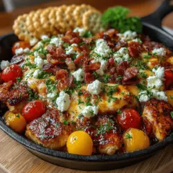 In today's fast-paced world, the charm of a hearty meal lies in its simplicity and the joy of sharing. Enter the Charcuterie Board Chicken Skillet—a dish that seamlessly blends the beloved elements of a traditional charcuterie board with the convenience of a one-pan meal. This flavorful skillet is packed with tender chicken, vibrant vegetables, and a melty cheese topping, making it an ideal choice for family dinners or entertaining guests. With just a handful of ingredients, you can create a visually stunning and delicious dish that brings everyone to the table.