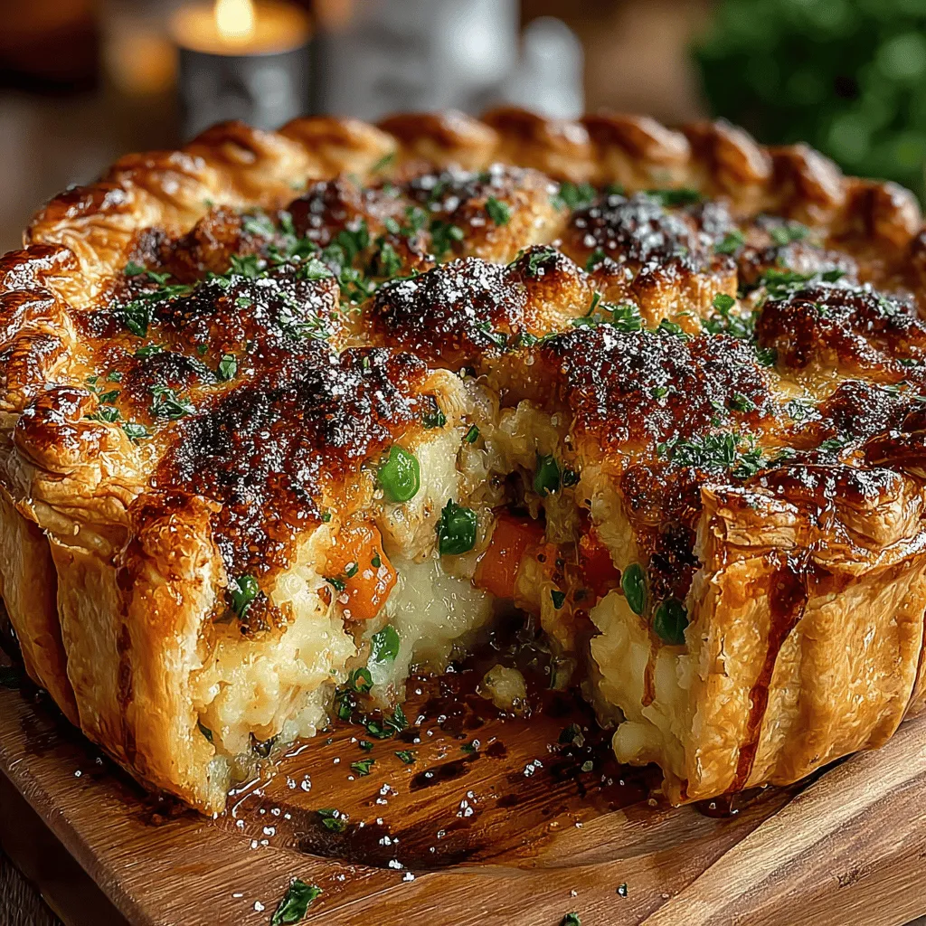 Comfort food holds a special place in the hearts of many. It evokes feelings of nostalgia, warmth, and security, often reminding us of cherished moments spent around the dining table with family and friends. Among the many comforting dishes that grace our tables, Chicken Pot Pie stands out as a quintessential favorite. This dish, rich in history and flavor, combines tender chicken, vibrant vegetables, and a creamy sauce, all enveloped in a flaky, golden crust. It’s not just a meal; it’s a hug in a dish, perfect for those cold evenings or when you simply need a little extra comfort.