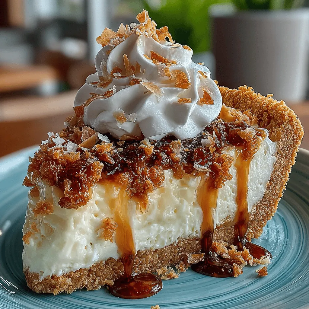 Delve into a sweet escape with our Tropical Bliss Coconut Cream Pie, a dessert that embodies the essence of sun-kissed beaches and tropical vibes. This creamy, luscious pie combines the rich flavors of coconut milk and shredded coconut with a buttery graham cracker crust, topped off with a light and fluffy whipped cream. Imagine sitting on a warm, sandy beach, the gentle sounds of waves lapping at the shore, and a slice of this delightful pie in hand, transporting you to paradise with each bite.