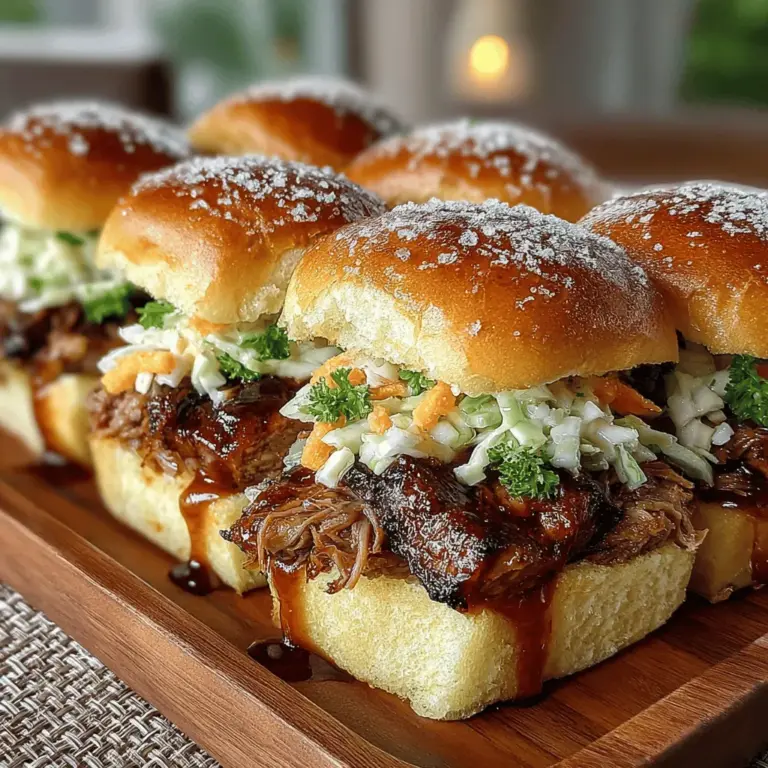 Slow-cooked pulled pork sandwiches have become a beloved staple in homes across America, renowned for their rich flavors and comforting appeal. The allure of tender, smoky meat enveloped in a soft bun is hard to resist. These sandwiches not only reflect the essence of comfort food but also embody the spirit of gatherings—be it a family barbecue, a casual get-together, or a festive celebration. The magic of this dish lies in its unique flavor profile, which combines smoky sweetness with a tender texture that only a slow cooker can achieve. By allowing the ingredients to meld and develop over hours, you’re rewarded with a dish that’s both satisfying and memorable.