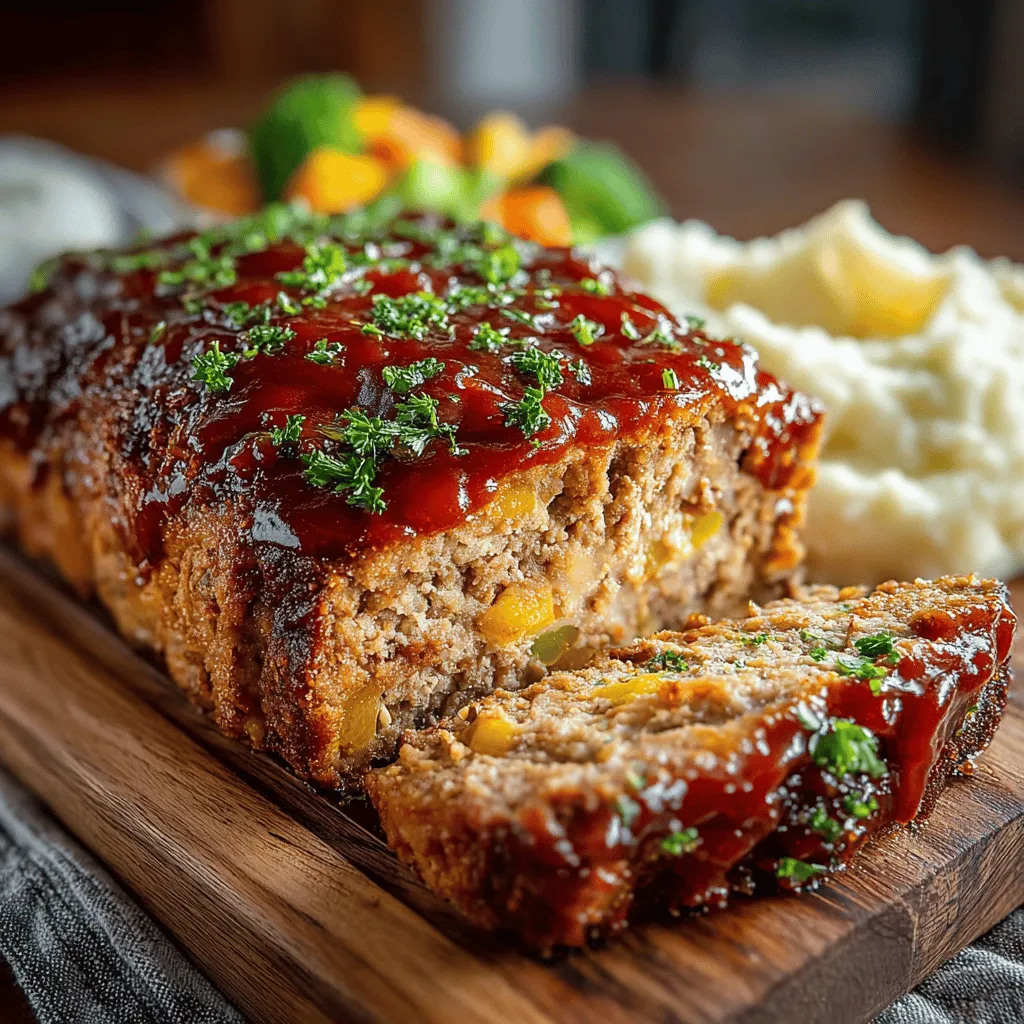 When it comes to comfort food, few dishes can compete with the timeless appeal of meatloaf. The Savory Delight Meatloaf with Zesty Glaze takes this classic dish to new heights, offering a symphony of flavors that will warm your heart and satisfy your appetite. This meatloaf recipe is not just another version of a well-known dish; it brings together the rich, savory flavors of high-quality ground beef, a medley of fresh vegetables, and aromatic spices, all crowned with a tangy glaze that adds a delightful kick.
