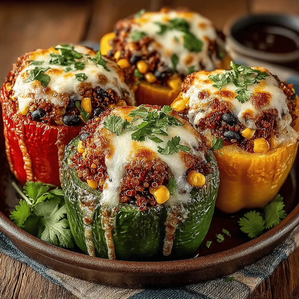Stuffed bell peppers have long been celebrated as a versatile and nutritious dish that caters to a wide range of dietary preferences. This colorful meal is not only a feast for the eyes but also a wholesome option for families looking to enjoy a balanced diet. At the heart of this recipe is ground turkey, a lean protein that pairs beautifully with grains like quinoa or rice, along with a medley of vibrant vegetables. The combination of these ingredients creates a satisfying meal that is both delicious and visually appealing, making it an excellent choice for dinner tables across the globe.