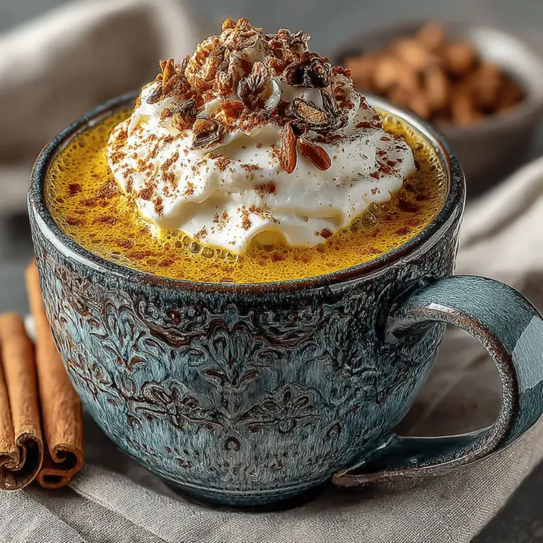 As the leaves begin to turn and the air grows crisp, the aroma of pumpkin spice lattes wafts through coffee shops and homes alike, signaling the arrival of fall. These seasonal beverages have become synonymous with cooler weather and cozy gatherings, offering a comforting reprieve from the chill. However, while many enjoy indulging in this popular drink, the quality and ingredients of store-bought versions can often leave much to be desired. Enter the Golden Turmeric Pumpkin Latte—a homemade alternative that not only satisfies your pumpkin cravings but also packs a nutritional punch.