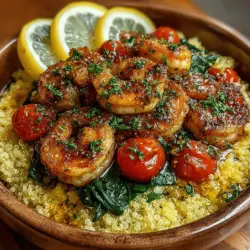 In the realm of healthy and flavorful meals, the Zesty Lemon Garlic Shrimp & Quinoa Bowl stands out as a vibrant dish that tantalizes the taste buds while providing a wealth of nutritional benefits. This bowl combines the zesty brightness of lemon and garlic with the tender, succulent shrimp and nutty quinoa, making it an ideal option for those seeking a refreshing yet satisfying meal.