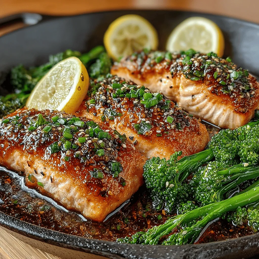 In the hustle and bustle of modern life, finding the time to prepare a healthy and delicious meal can often feel like a daunting task. One-Pan Honey Garlic Salmon with Broccoli stands out as an exceptional solution, combining convenience with flavor and nutrition. This dish not only satisfies your taste buds but also supports a balanced diet, making it a perfect choice for busy individuals and families alike.