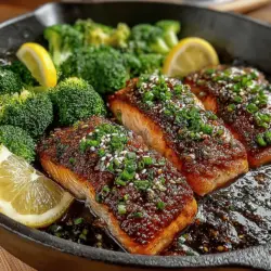 In the hustle and bustle of modern life, finding the time to prepare a healthy and delicious meal can often feel like a daunting task. One-Pan Honey Garlic Salmon with Broccoli stands out as an exceptional solution, combining convenience with flavor and nutrition. This dish not only satisfies your taste buds but also supports a balanced diet, making it a perfect choice for busy individuals and families alike.