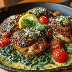 In today’s fast-paced world, the allure of one-pan meals has captivated the hearts and kitchens of busy home cooks everywhere. These culinary creations promise not only convenience but also a burst of flavor, all while minimizing the mess that often accompanies dinner preparation. Among the myriad of one-pan options, the One-Pan Creamy Chicken and Spinach Skillet stands out as a delicious, easy-to-make dish that encapsulates the best of both worlds.