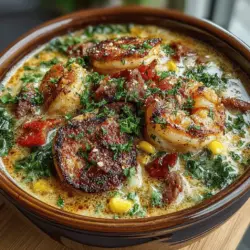 In the realm of comfort food, few dishes encapsulate warmth and satisfaction quite like chowder. Now, imagine elevating that cozy classic with the vibrant and bold flavors of Cajun cuisine. Spicy Coastal Comfort: Creamy Cajun Shrimp Chowder is a delightful fusion that marries the rich, creamy texture of traditional chowder with the spicy, aromatic notes characteristic of Cajun cooking. This dish is not only a feast for the palate but also a visual delight, perfect for a comforting dinner on a chilly evening or an impressive centerpiece for entertaining guests.