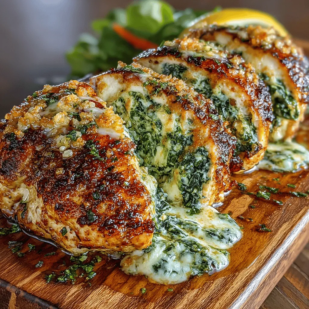 Creamy Spinach and Feta Stuffed Chicken Breast: Cooking Steps and Serving Suggestions